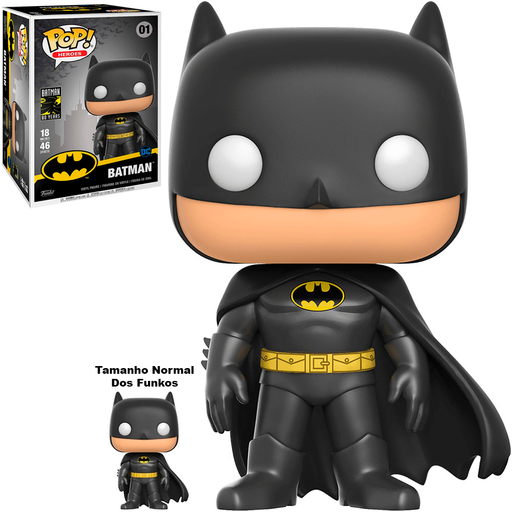 Funko Pop Heroes DC Batman Aniversario 80 anos - Batman 01 SUPER SIZED 19"