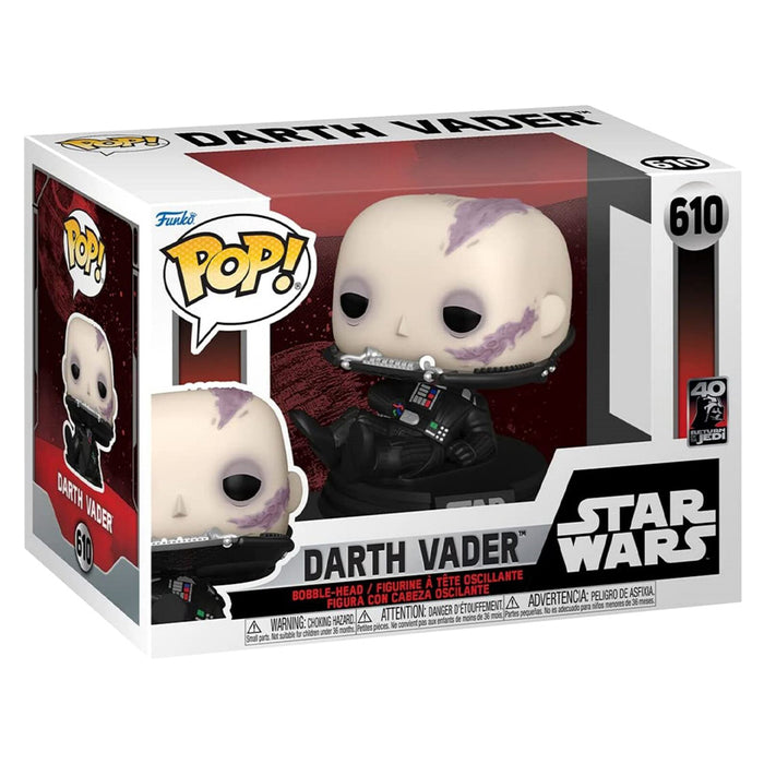 Funko Pop Star Wars O Retorno do Jedi 40º Aniversário - Darth Vader 610