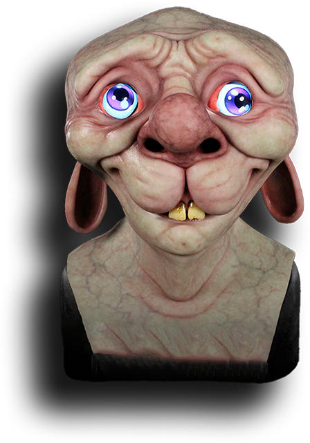 Máscara Hiper-Realista Screwball