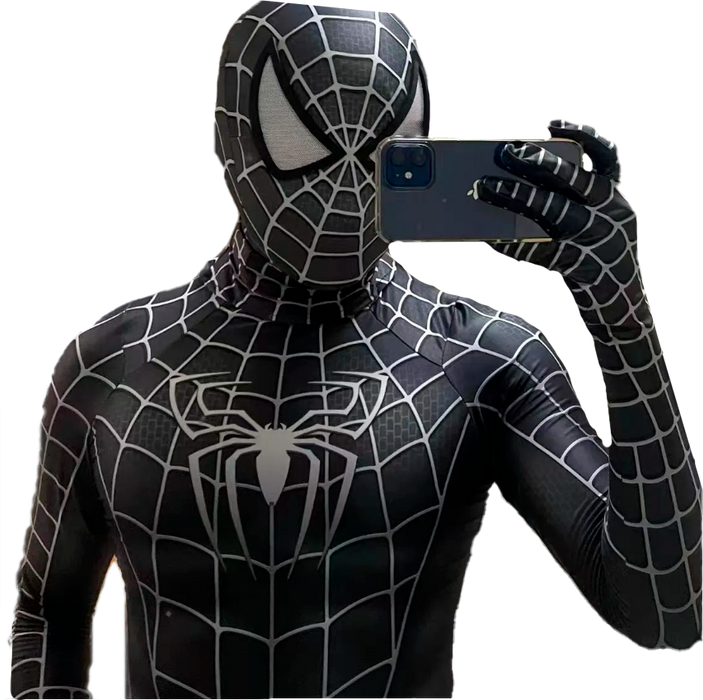 Cosplay Homem Aranha Preto-(Black Spider Man)