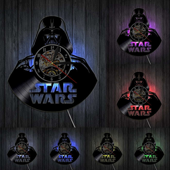 Relógio De Parede Star Wars Com LED